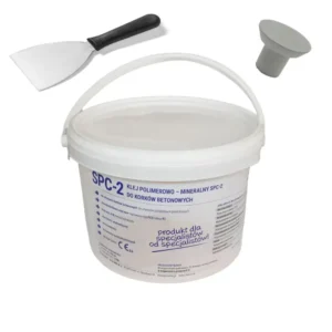 Klej A+B 2 kg i korki betonowe - zestaw