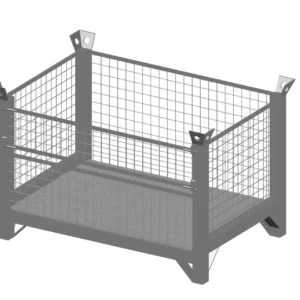 gitterbox paleta osiatkowana pojemnik siatkowy kosz