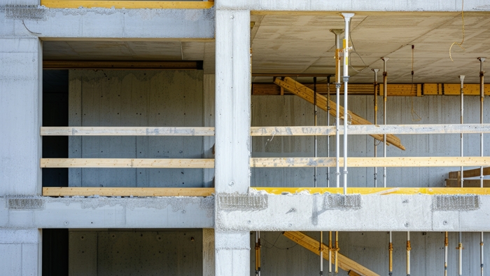 Szalunki stropowe - podpory budowlane - stemple budowlane