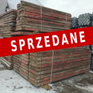 PERI TRIO 252 m² – używane szalunki ścienne z osprzętem