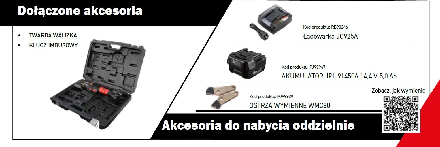Przecinarka MAX WMC80 do prętów zbrojeniowych Ø3–8 mm